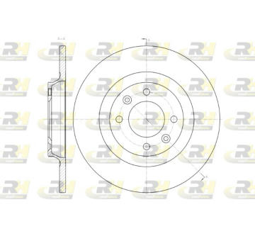 Brzdový kotouč ROADHOUSE 61457.00