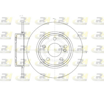 Brzdový kotouč ROADHOUSE 61465.00