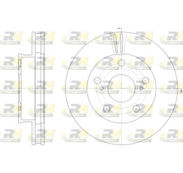 Brzdový kotouč ROADHOUSE 61422.10