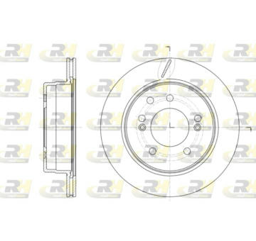 Brzdový kotouč ROADHOUSE 61413.10