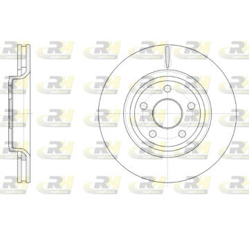Brzdový kotouč ROADHOUSE 61512.10