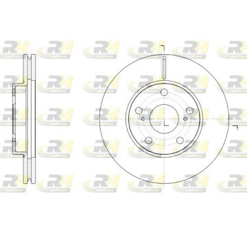 Brzdový kotouč ROADHOUSE 61539.10