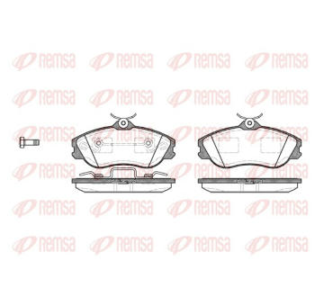 Sada brzdových destiček, kotoučová brzda REMSA 0276.20