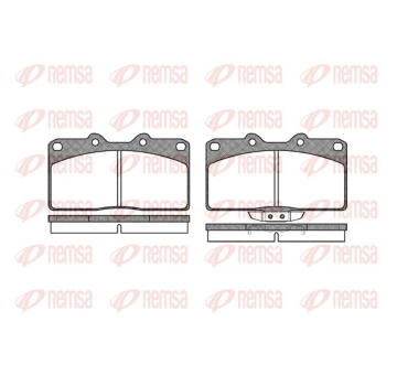 Sada brzdových destiček, kotoučová brzda REMSA 0355.02