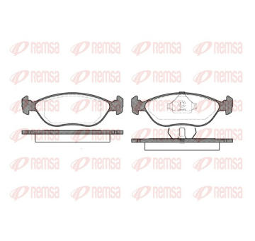 Sada brzdových destiček, kotoučová brzda REMSA 0444.00