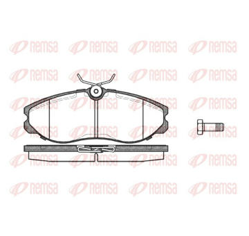 Sada brzdových destiček, kotoučová brzda REMSA 0462.00