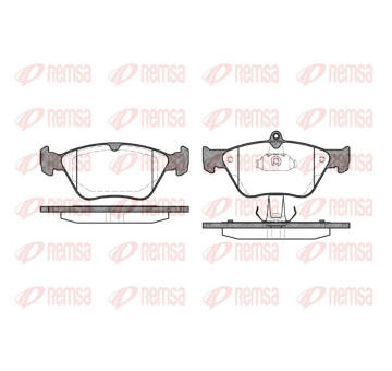 Sada brzdových destiček, kotoučová brzda REMSA 0468.00