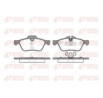 Sada brzdových destiček, kotoučová brzda REMSA 0864.00