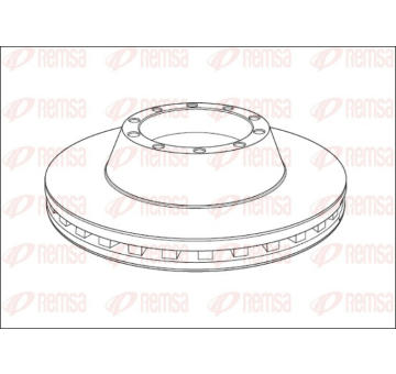 Brzdový kotouč REMSA NCA1013.20