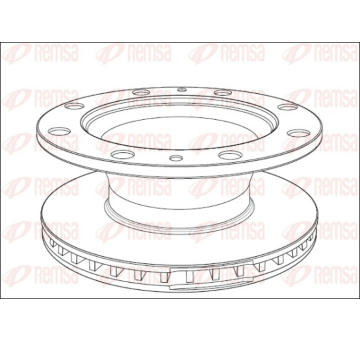 Brzdový kotouč REMSA NCA1014.20