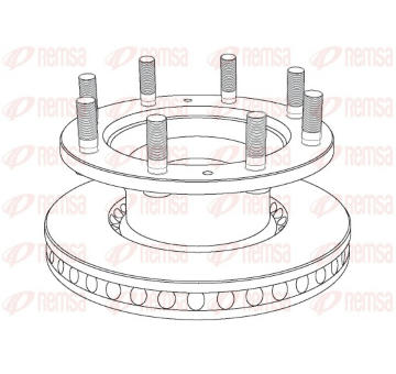 Brzdový kotouč REMSA NCA1021.20