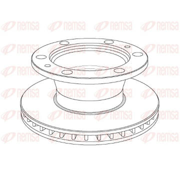 Brzdový kotouč REMSA NCA1023.20