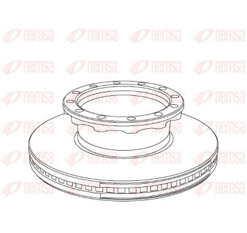Brzdový kotouč REMSA NCA1029.20