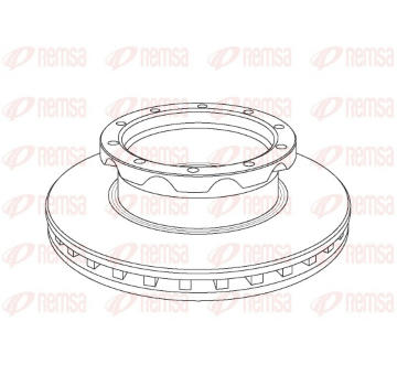 Brzdový kotouč REMSA NCA1050.20