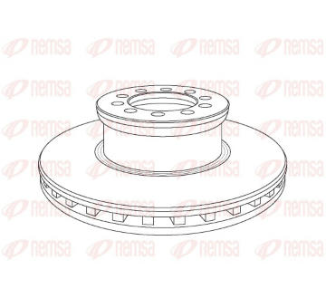 Brzdový kotouč REMSA NCA1053.20