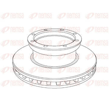 Brzdový kotouč REMSA NCA1054.20