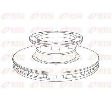 Brzdový kotouč REMSA NCA1057.20