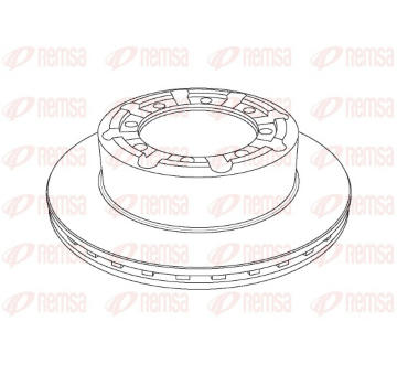 Brzdový kotouč REMSA NCA1140.20