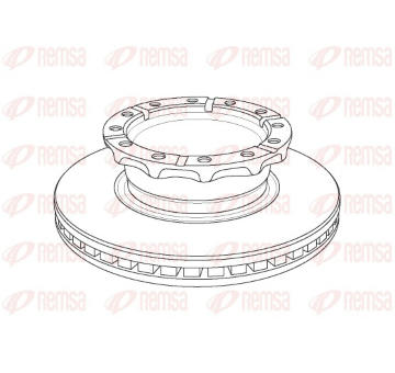 Brzdový kotouč REMSA NCA1158.20