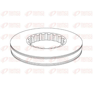 Brzdový kotouč REMSA NCA1161.10