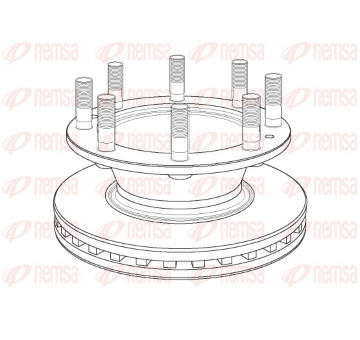 Brzdový kotouč REMSA NCA1163.20