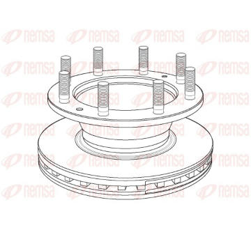 Brzdový kotouč REMSA NCA1167.20