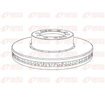 Brzdový kotouč REMSA NCA1169.20