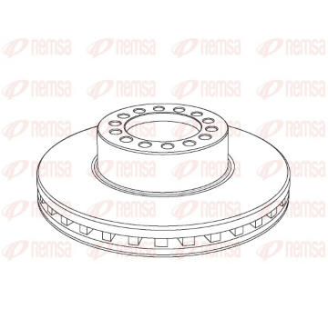 Brzdový kotouč REMSA NCA1175.20
