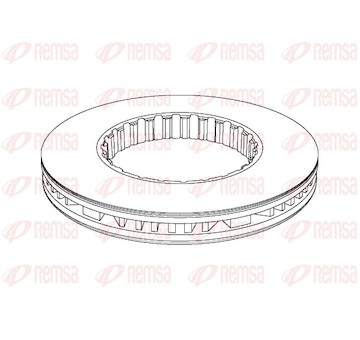 Brzdový kotouč REMSA NCA1177.20