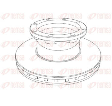 Brzdový kotouč REMSA NCA1195.20