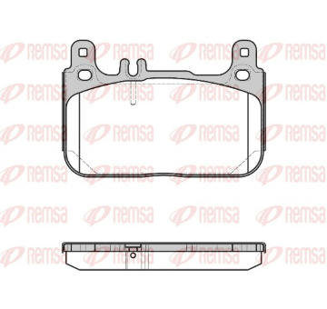 Sada brzdových destiček, kotoučová brzda REMSA 1622.00
