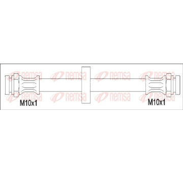 Brzdová hadice REMSA G1900.34