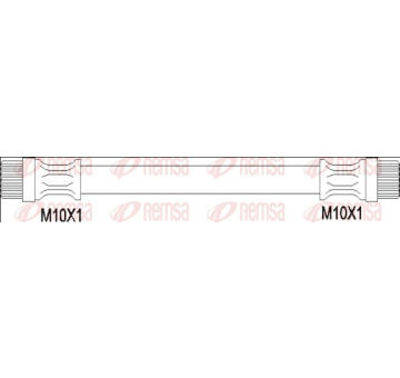 Brzdová hadice REMSA G1900.61
