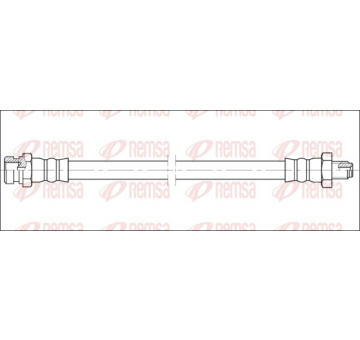 Brzdová hadice REMSA G1901.07
