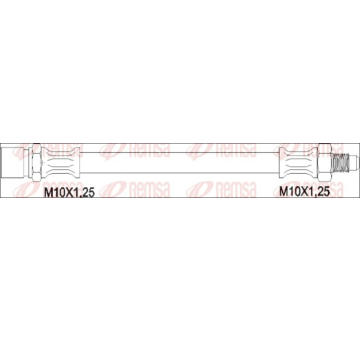 Brzdová hadice REMSA G1911.01