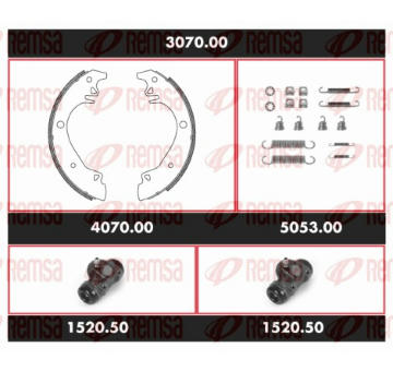 Souprava brzd, bubnova brzda REMSA 3070.00