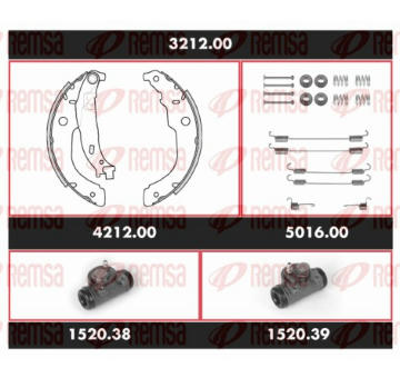 Souprava brzd, bubnova brzda REMSA SPK 3212.00