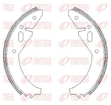 Brzdové pakny REMSA 4003.00