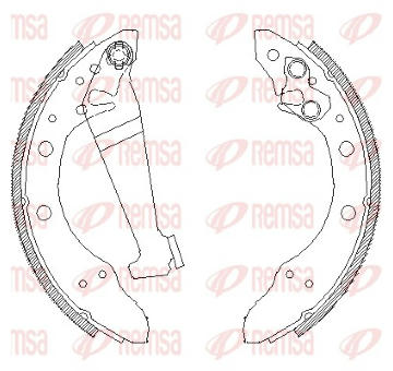 Brzdové pakny REMSA 4046.01
