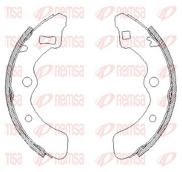 Brzdové pakny REMSA 4061.00