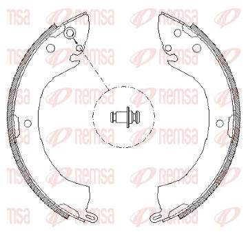 Brzdové pakny REMSA 4079.00