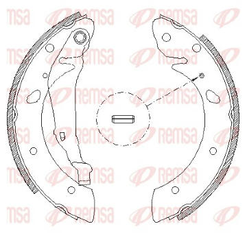 Brzdové pakny REMSA 4113.00