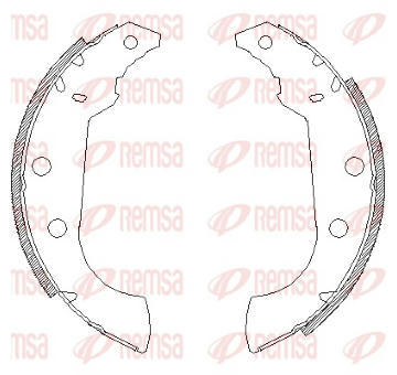 Brzdové pakny REMSA 4135.00