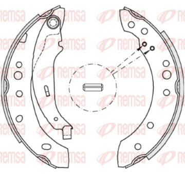 Sada brzdových čelistí REMSA 4149.02