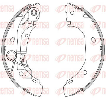 Sada brzdových čelistí REMSA 4163.00