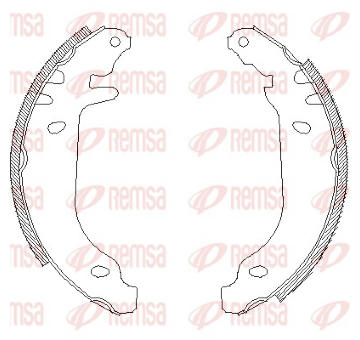 Brzdové pakny REMSA 4169.00