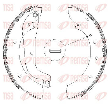 Brzdové pakny REMSA 4178.00