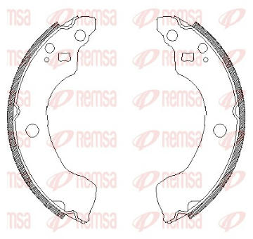Sada brzdových čelistí REMSA 4189.00