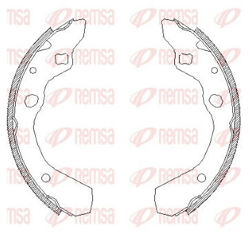 Brzdové pakny REMSA 4190.00