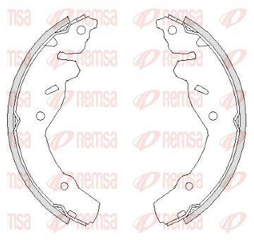 Brzdové pakny REMSA 4191.00